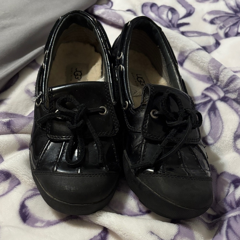 Black Ugg bad weather shoe